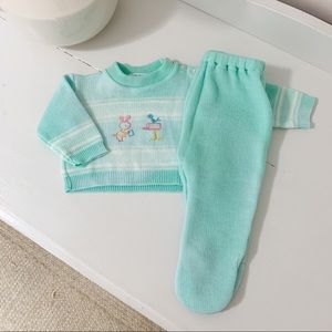 Vintage 3pc baby outfit